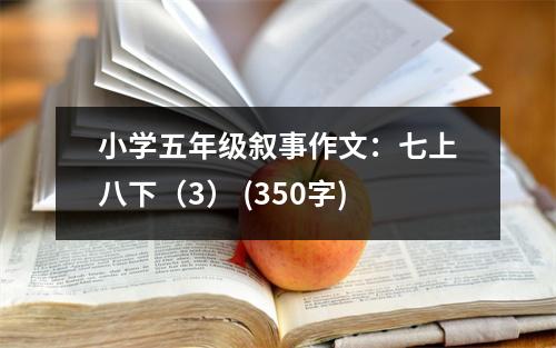 小學(xué)五年級(jí)敘事作文：七上八下（3） (350字)