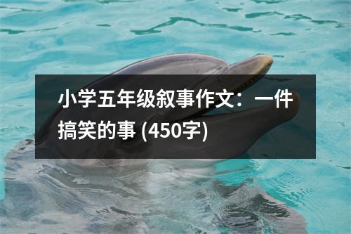 小學(xué)五年級敘事作文：一件搞笑的事 (450字)
