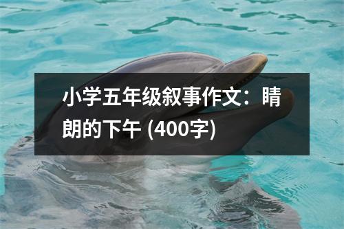 小學(xué)五年級敘事作文：睛朗的下午 (400字)