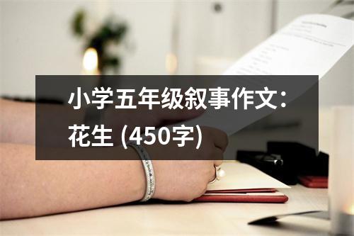 小學(xué)五年級敘事作文：花生 (450字)