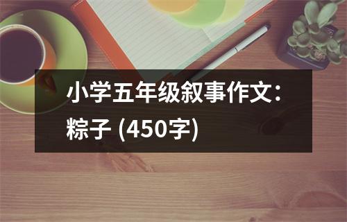 小學(xué)五年級敘事作文：粽子 (450字)