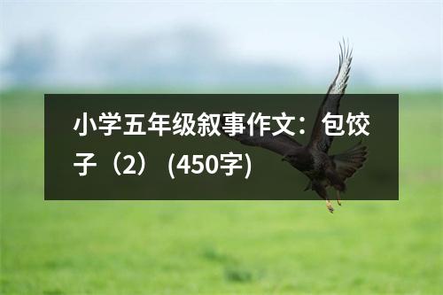 小學五年級敘事作文：包餃子（2） (450字)