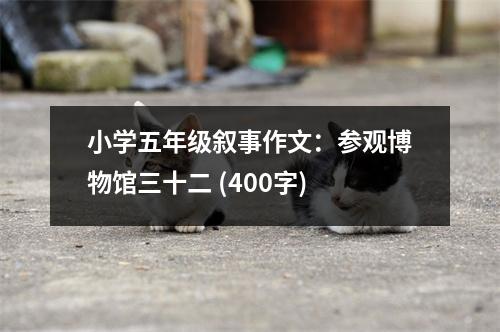 小學五年級敘事作文：參觀博物館三十二 (400字)