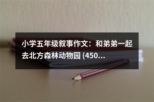 小學五年級敘事作文：和弟弟一起去北方森林動物園 (450字)