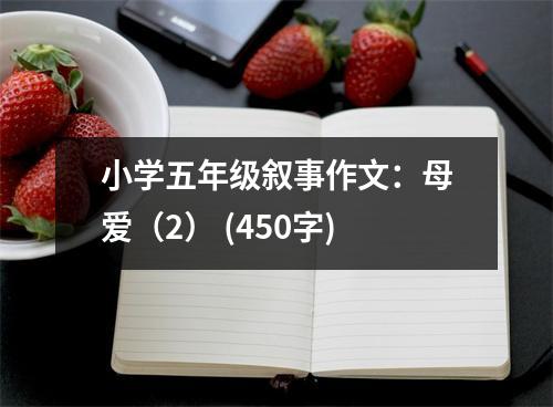 小學五年級敘事作文：母愛（2） (450字)