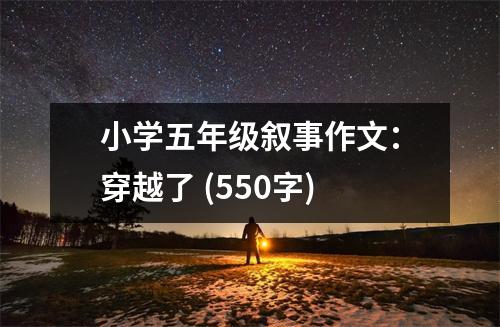小學(xué)五年級(jí)敘事作文：穿越了 (550字)