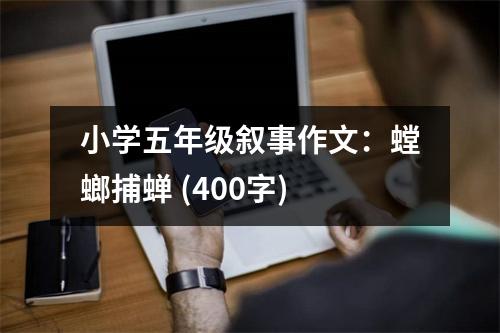 小學(xué)五年級(jí)敘事作文：螳螂捕蟬 (400字)