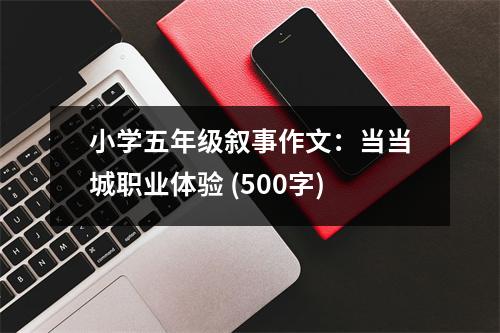 小學(xué)五年級敘事作文：當(dāng)當(dāng)城職業(yè)體驗(yàn) (500字)