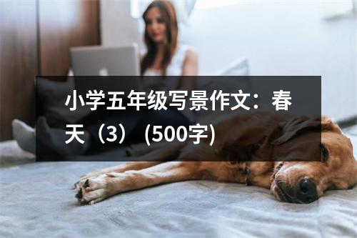 小學(xué)五年級寫景作文：春天（3） (500字)