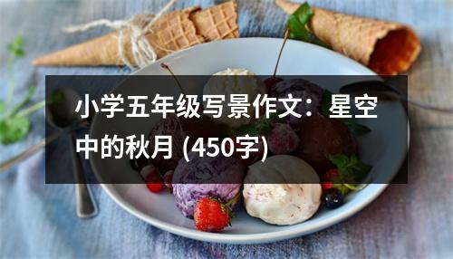 小學(xué)五年級寫景作文：星空中的秋月 (450字)