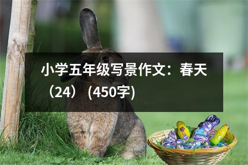 小學(xué)五年級寫景作文：春天（24） (450字)