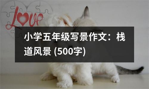小學(xué)五年級(jí)寫景作文：棧道風(fēng)景 (500字)