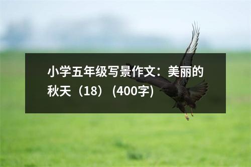 小學(xué)五年級寫景作文：美麗的秋天（18） (400字)
