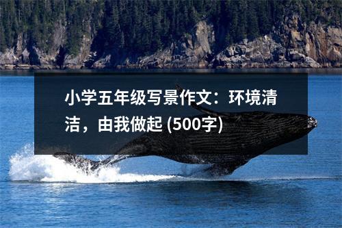 小學(xué)五年級(jí)寫(xiě)景作文：環(huán)境清潔，由我做起 (500字)