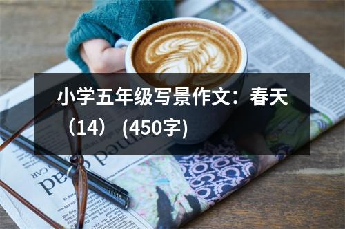 小學(xué)五年級寫景作文：春天（14） (450字)