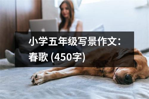 小學五年級寫景作文：春歌 (450字)