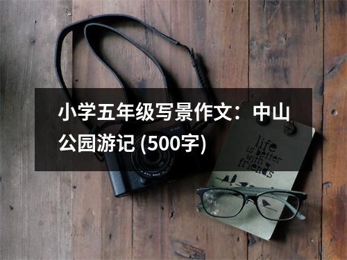 小學(xué)五年級寫景作文：中山公園游記 (500字)