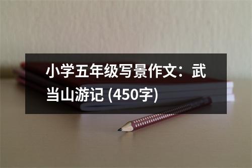 小學(xué)五年級寫景作文：武當(dāng)山游記 (450字)
