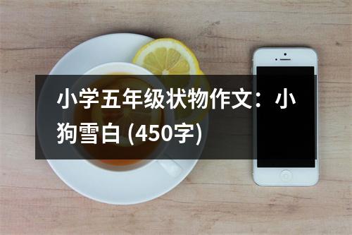 小學(xué)五年級狀物作文：小狗雪白 (450字)