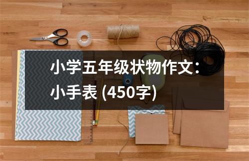 小學五年級狀物作文：小手表 (450字)