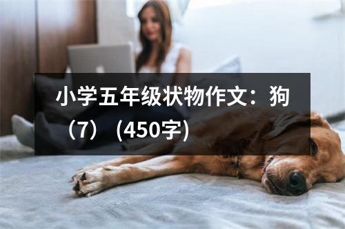小學(xué)五年級(jí)狀物作文：狗（7） (450字)