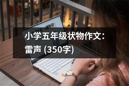 小學(xué)五年級狀物作文：雷聲 (350字)