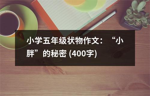 小學(xué)五年級(jí)狀物作文：“小胖”的秘密 (400字)