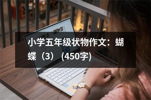 小學(xué)五年級狀物作文：蝴蝶（3） (450字)