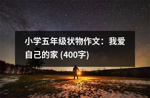 小學(xué)五年級(jí)狀物作文：我愛自己的家 (400字)