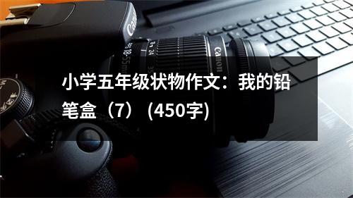 小學(xué)五年級狀物作文：我的鉛筆盒（7） (450字)