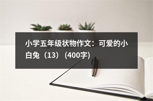 小學(xué)五年級(jí)狀物作文：可愛的小白兔（13） (400字)