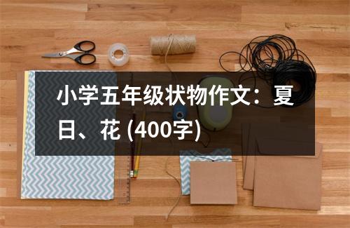 小學(xué)五年級狀物作文：夏日、花 (400字)