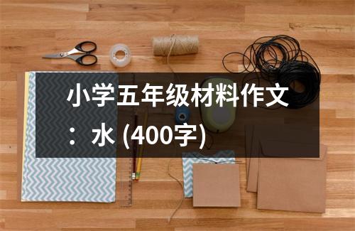 小學(xué)五年級(jí)材料作文：水 (400字)
