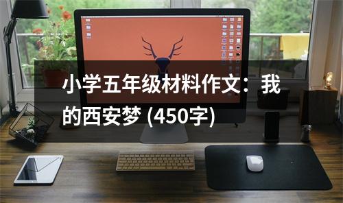小學五年級材料作文：我的西安夢 (450字)