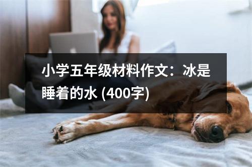 小學五年級材料作文：冰是睡著的水 (400字)