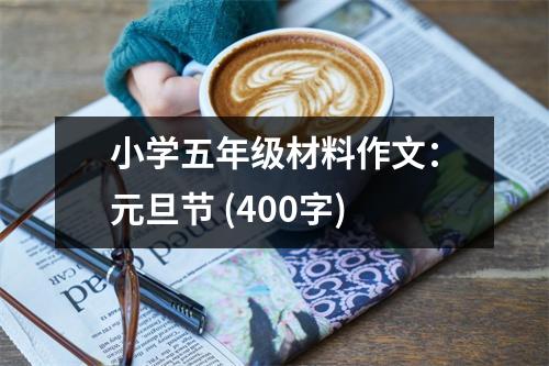 小學(xué)五年級材料作文：元旦節(jié) (400字)