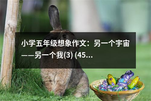 小學五年級想象作文：另一個宇宙——另一個我(3) (450字)