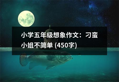 小學(xué)五年級想象作文：刁蠻小姐不簡單 (450字)