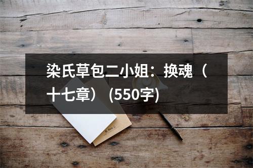 染氏草包二小姐：換魂（十七章） (550字)