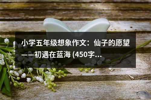 小學(xué)五年級想象作文：仙子的愿望——初遇在藍(lán)海 (450字)