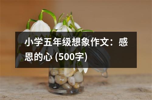 小學(xué)五年級(jí)想象作文：感恩的心 (500字)