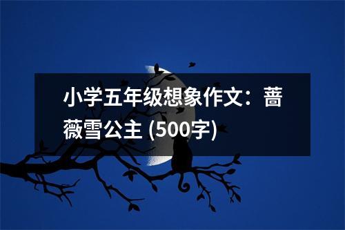 小學(xué)五年級想象作文：薔薇雪公主 (500字)