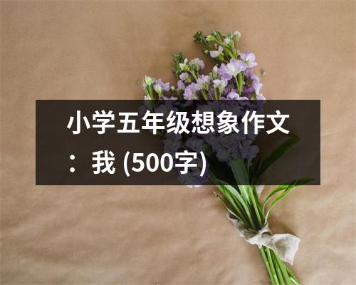 小學(xué)五年級想象作文：我 (500字)