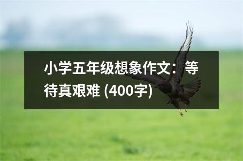小學(xué)五年級(jí)想象作文：等待真艱難 (400字)
