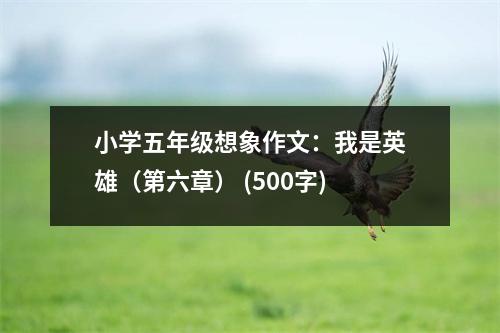 小學(xué)五年級(jí)想象作文：我是英雄（第六章） (500字)