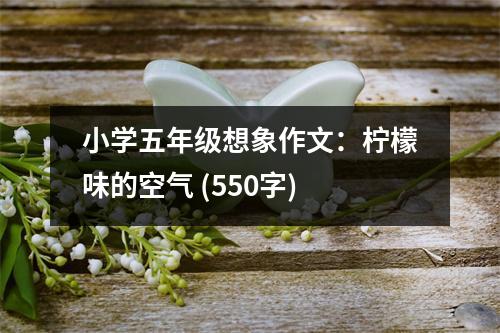 小學(xué)五年級想象作文：檸檬味的空氣 (550字)