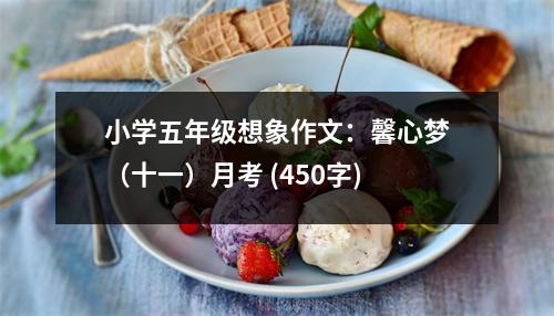 小學(xué)五年級想象作文：馨心夢（十一）月考 (450字)