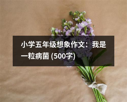 小學(xué)五年級想象作文：我是一粒病菌 (500字)