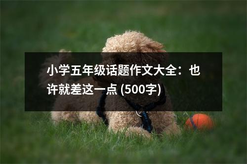 小學(xué)五年級(jí)話題作文大全：也許就差這一點(diǎn) (500字)