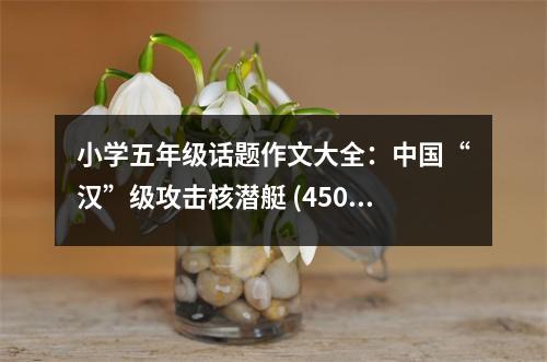 小學(xué)五年級(jí)話題作文大全：中國(guó)“漢”級(jí)攻擊核潛艇 (450字)